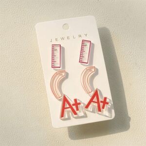 Set of 3 Mix and Match Back to School Stud Earrings